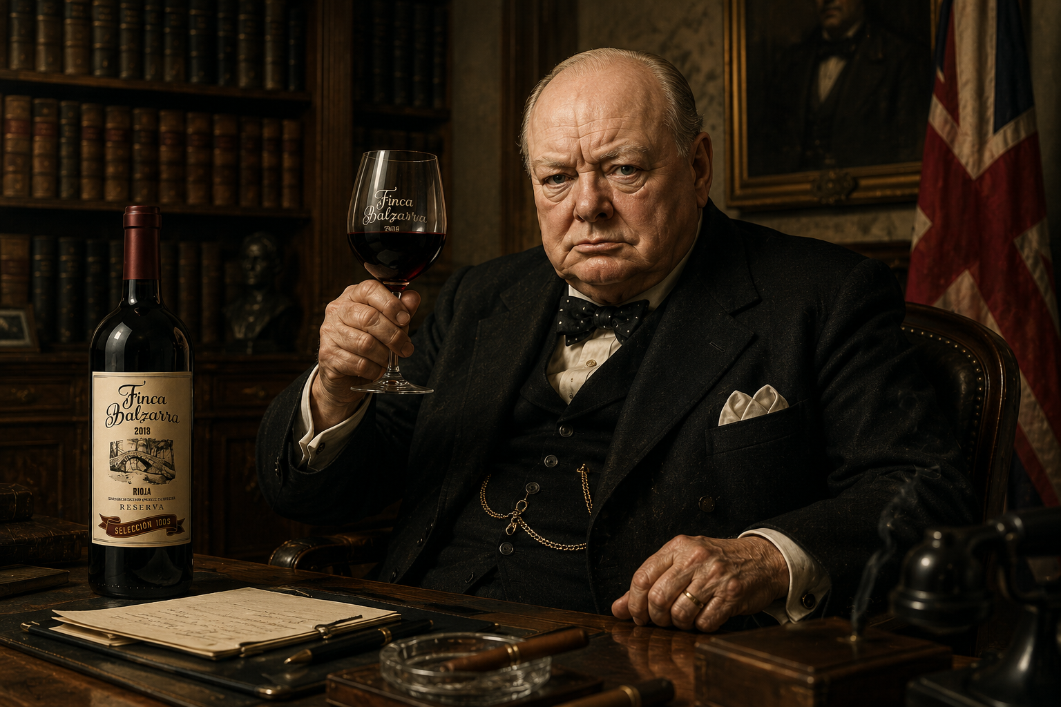 Obviously Winston Churchill never drank Finca Balzarra