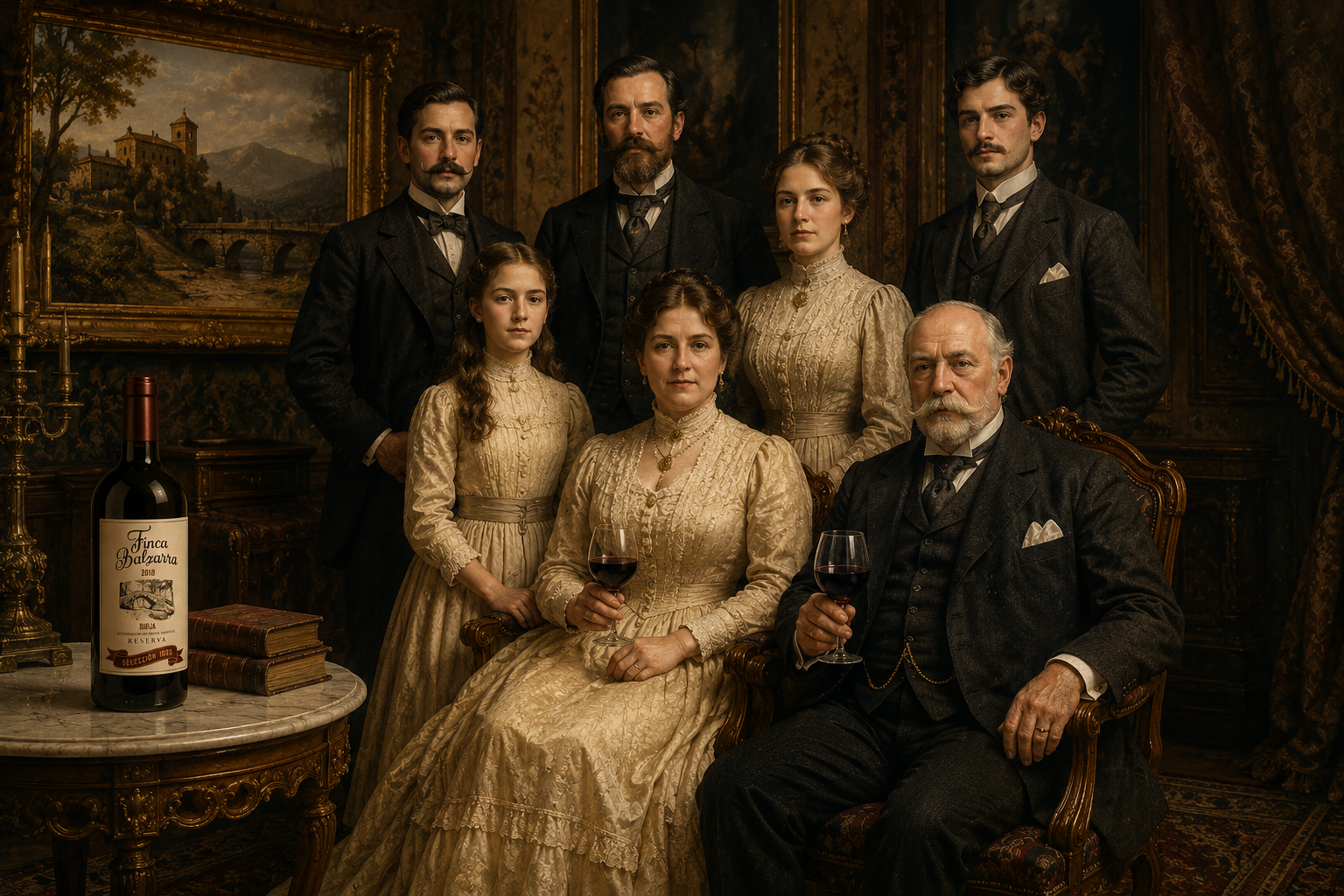 Fictional Balzarra family portrait