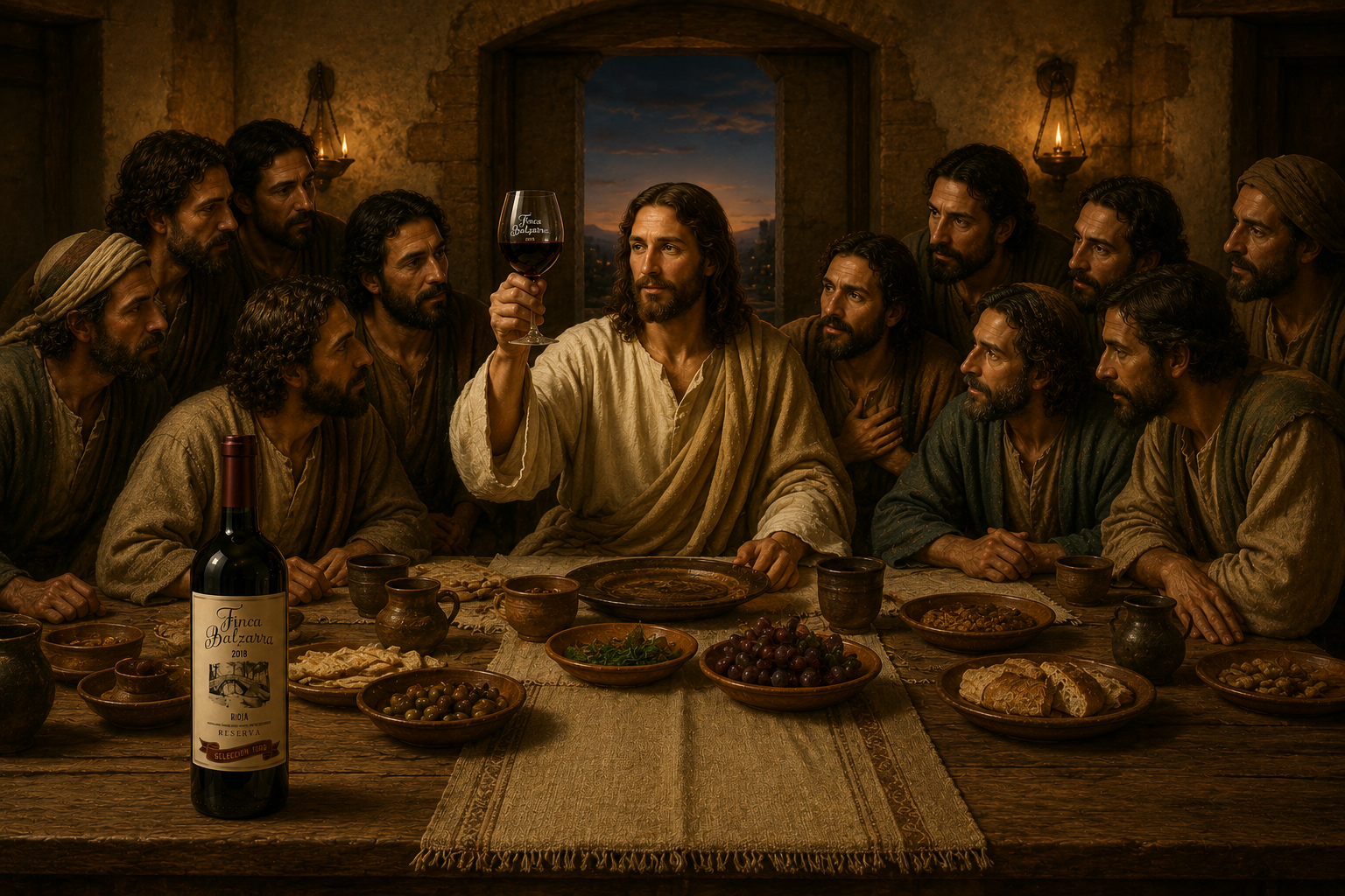 Obviously Jesus Christ never drank Finca Balzarra at the Last Supper